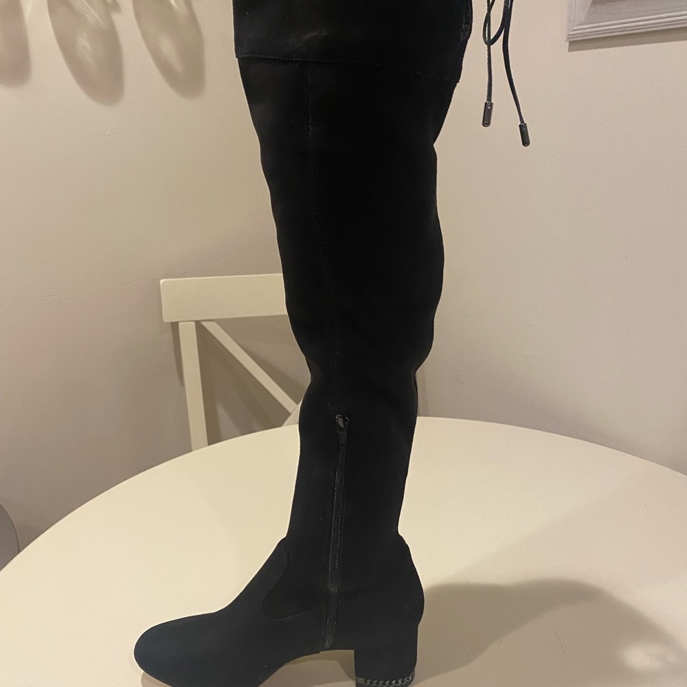 MICHAEL Michael Kors Over the Knee Suede Boots - 7M - NEW